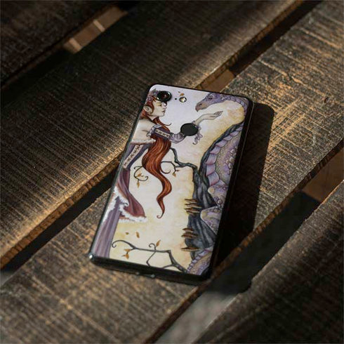 Amy Brown Dragon Charmer Fairy Google Pixel 3 XL Skin